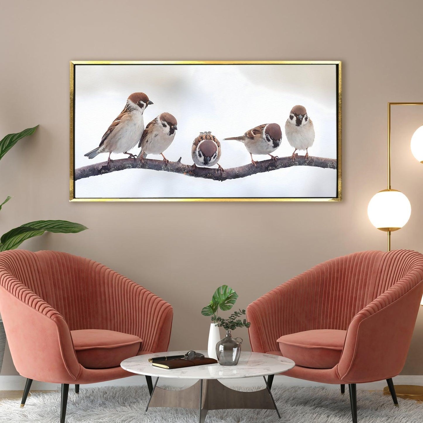 Amazing Wildlife Wall Art. Large Canvas Framed Digital Reprints of Jungle, Wildlife, Animals and Birds. Ready To Hang. Size: 24 Inch x 48 Inch (WBWA29) - Khirki.in
