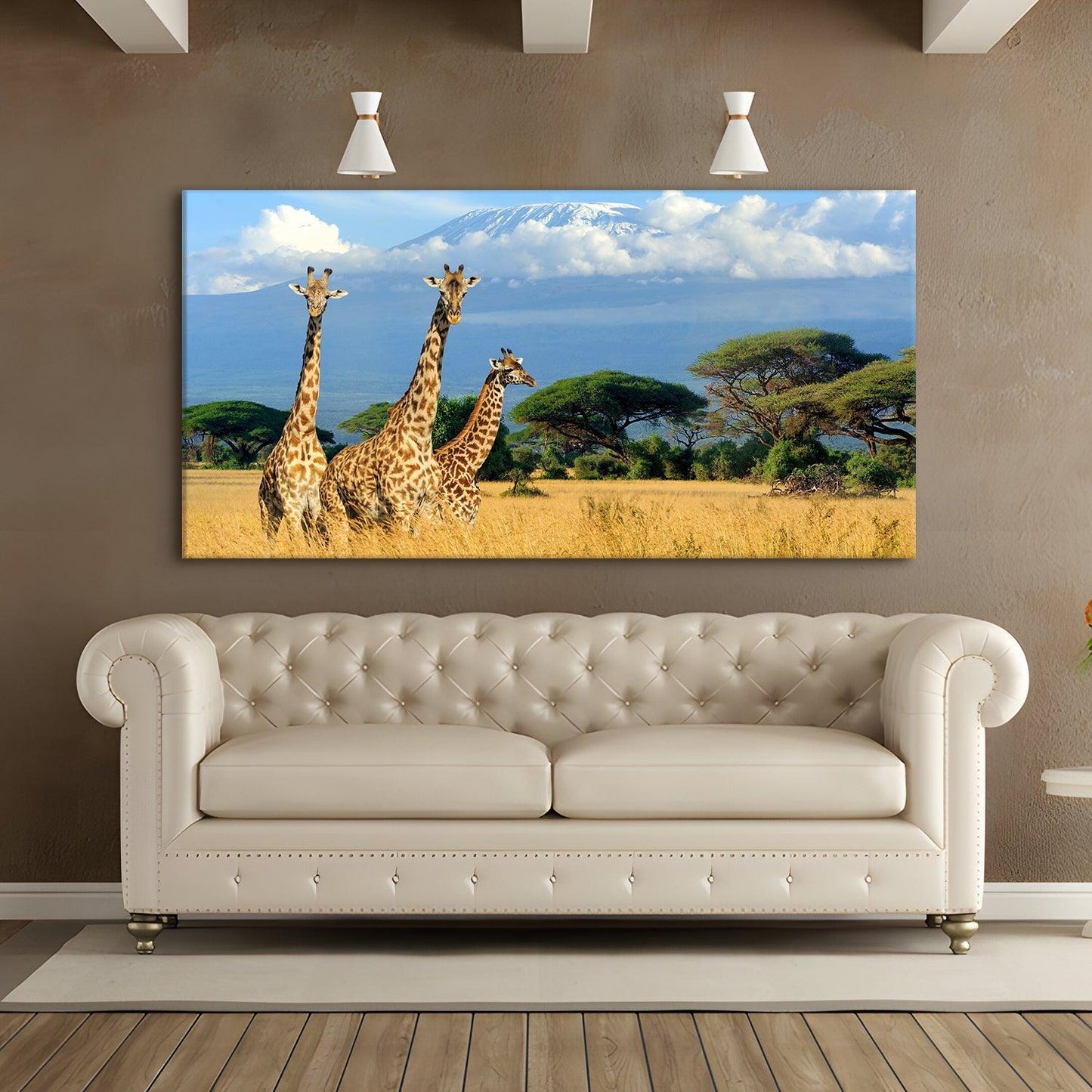 Amazing Wildlife Wall Art. Large Canvas Framed Digital Reprints of Jungle, Wildlife, Animals and Birds. Ready To Hang. Size: 24 Inch x 48 Inch (WBWA27) - Khirki.in