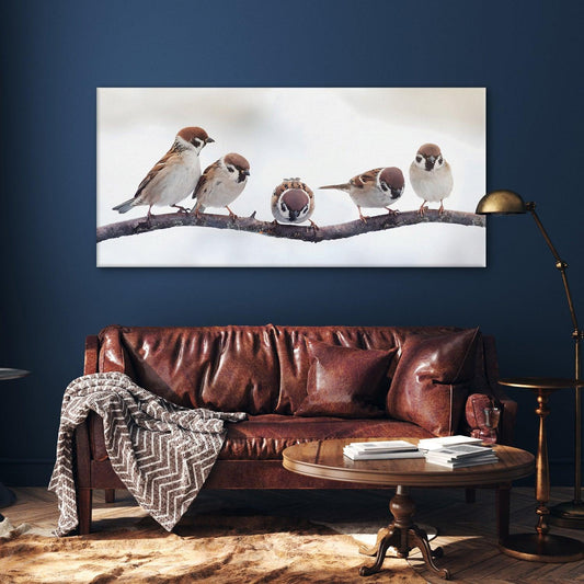 Amazing Wildlife Wall Art. Large Canvas Framed Digital Reprints of Jungle, Wildlife, Animals and Birds. Ready To Hang. Size: 24 Inch x 48 Inch (WBWA29) - Khirki.in