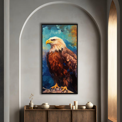 Amazing Wildlife Wall Art. Large Canvas Framed Digital Reprints of Jungle, Wildlife, Animals and Birds. Ready To Hang. Size:  24 Inch x 48 Inch (WBWA52) - Khirki.in 