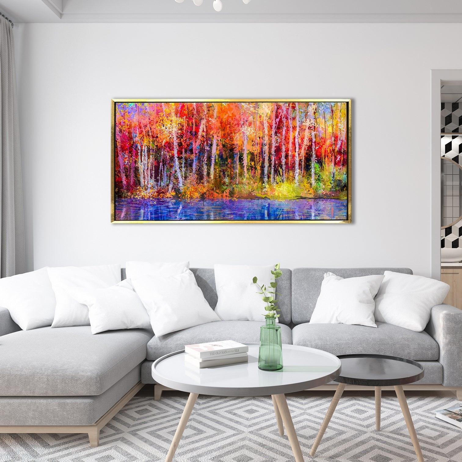 Amazing Wildlife Wall Art. Large Canvas Paintings. Framed Digital Reprints of Jungle, Wildlife, Animals and Birds 24 Inch x 48 Inch(WBWA01) - Khirki.in 