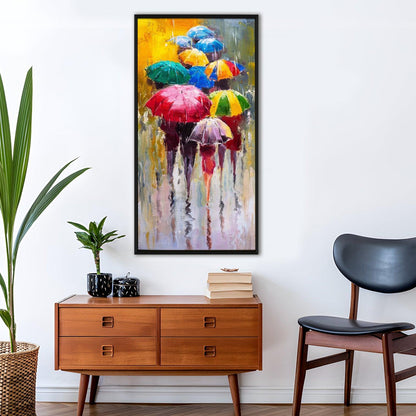 Abstract Modern Art Large Canvas Paintings. Framed Digital Reprints of Famous and Vibrant Artwork (MAWA18) - Khirki.in 