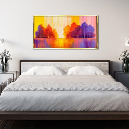 Mesmerising Landscapes Art Large Canvas Paintings. Framed Digital Reprints of Famous and Vibrant Artwork (LDWA08) - Khirki.in 