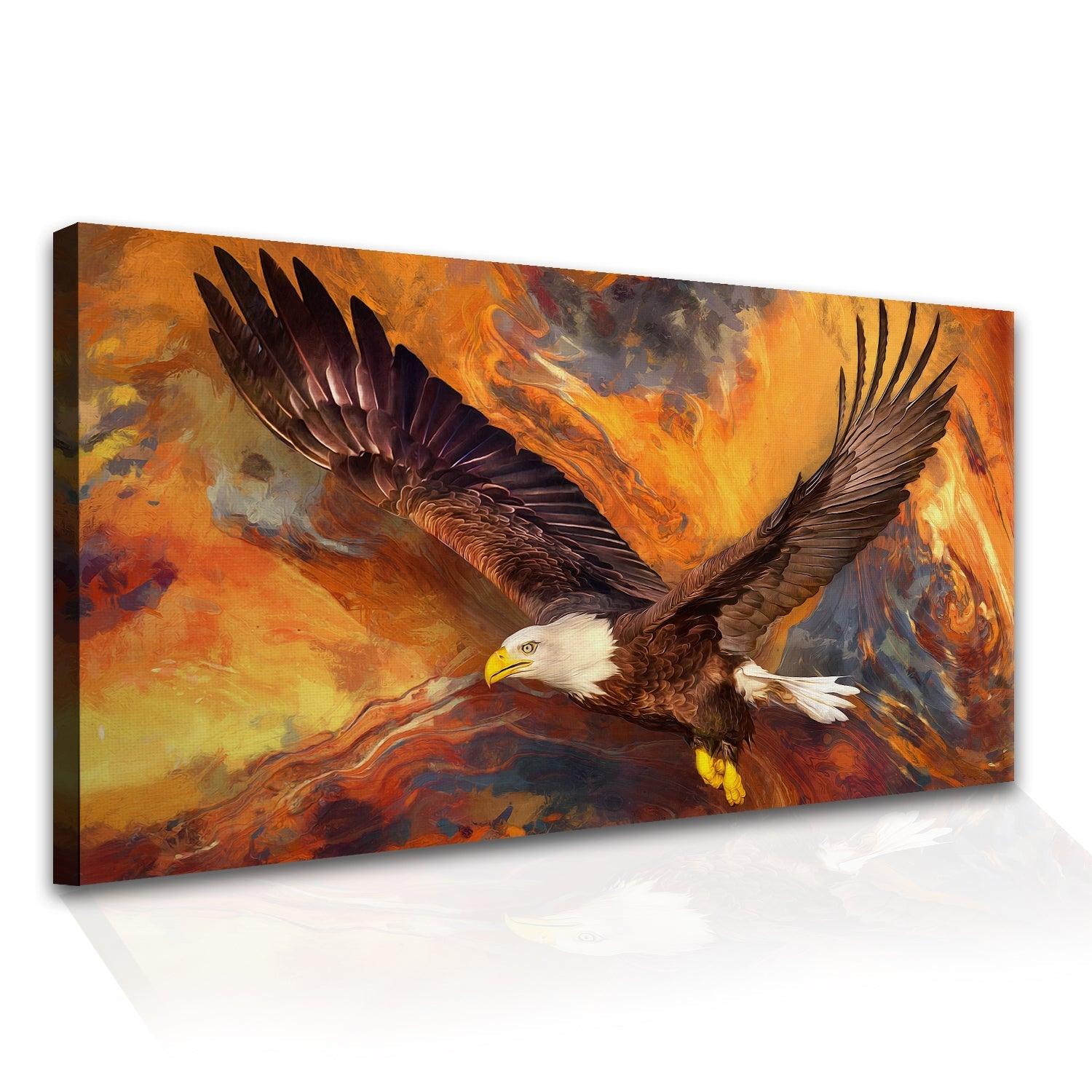Amazing Wildlife Wall Art. Large Canvas Framed Digital Reprints of Jungle, Wildlife, Animals and Birds. Ready To Hang. Size:  24 Inch x 48 Inch (WBWA46) - Khirki.in 