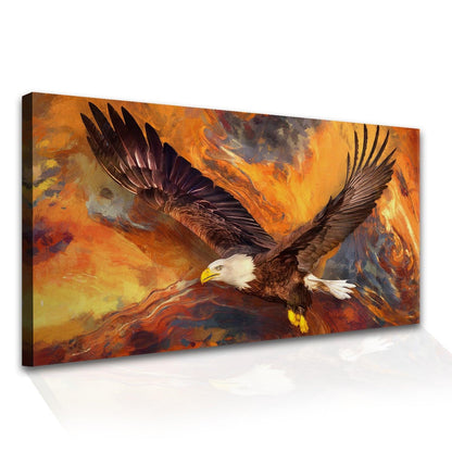 Amazing Wildlife Wall Art. Large Canvas Framed Digital Reprints of Jungle, Wildlife, Animals and Birds. Ready To Hang. Size:  24 Inch x 48 Inch (WBWA46) - Khirki.in 