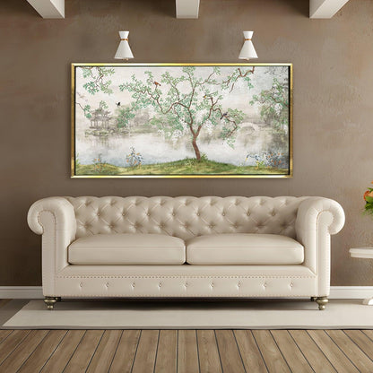 Amazing Wildlife Wall Art. Large Canvas Paintings. Framed Digital Reprints of Jungle, Wildlife, Animals and Birds 24 Inch x 48 Inch (WBWA20) - Khirki.in 