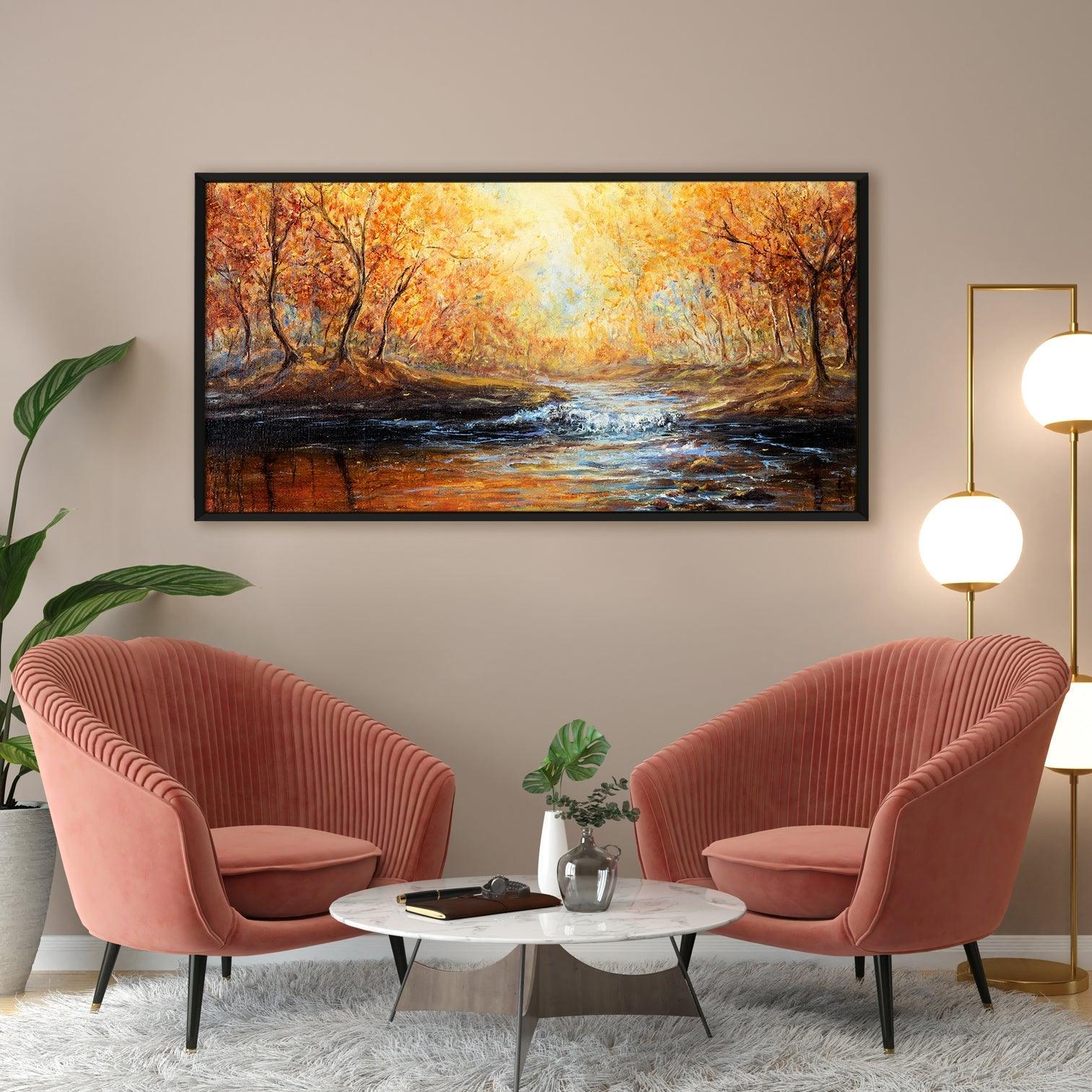 Amazing Wildlife Wall Art. Large Canvas Paintings. Framed Digital Reprints of Jungle, Wildlife, Animals and Birds 24 Inch x 48 Inch (WBWA08) - Khirki.in 