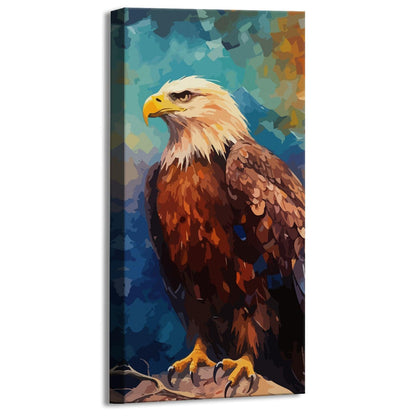 Amazing Wildlife Wall Art. Large Canvas Framed Digital Reprints of Jungle, Wildlife, Animals and Birds. Ready To Hang. Size:  24 Inch x 48 Inch (WBWA52) - Khirki.in 