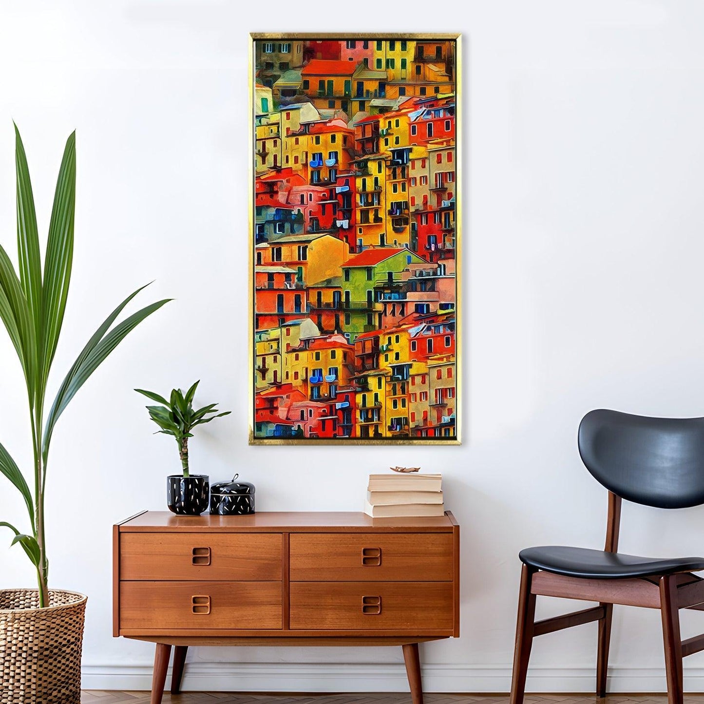 Abstract Modern Art Large Canvas Paintings. Framed Digital Reprints of Famous and Vibrant Artwork (MAWA19) - Khirki.in 