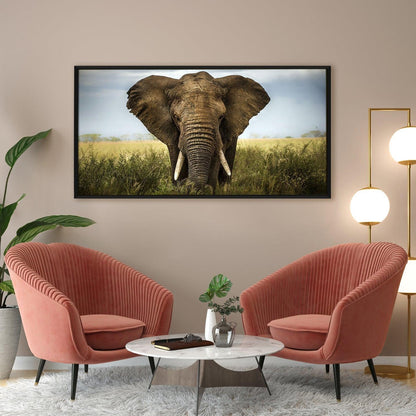 Amazing Wildlife Wall Art. Large Canvas Paintings. Framed Digital Reprints of Jungle, Wildlife, Animals and Birds 24 Inch x 48 Inch (WBWA24) - Khirki.in 