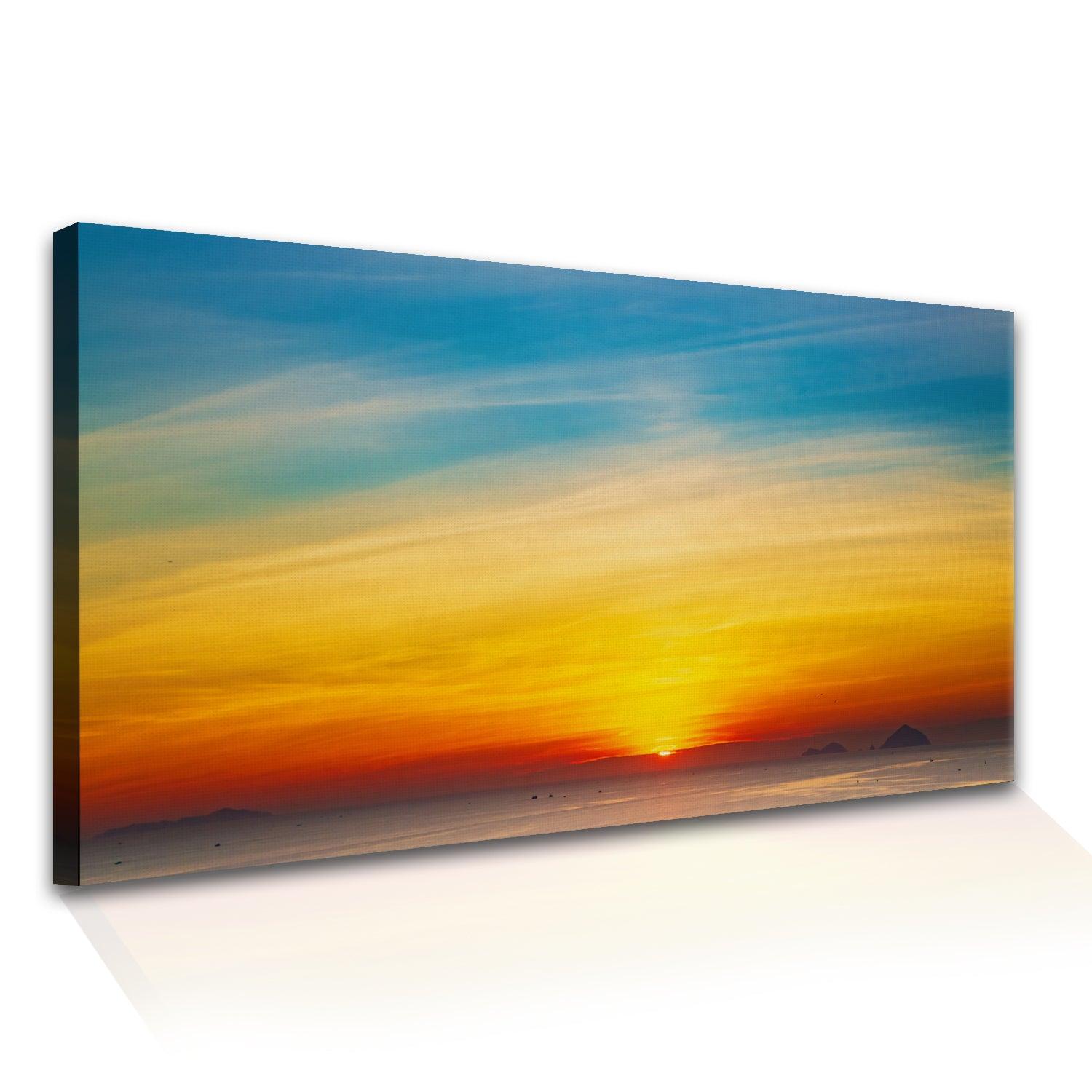 Landscapes Abstract Modern Art Large Canvas Paintings. Framed Digital Reprints of Famous and Vibrant Artwork (LDWA06) - Khirki.in 