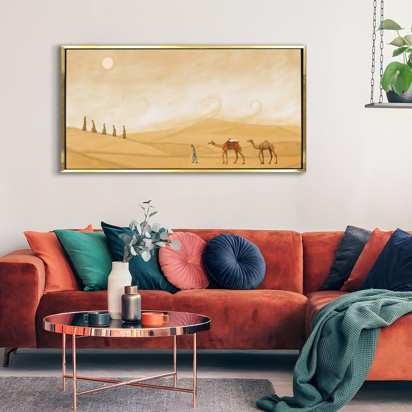 Mesmerising Landscapes Art Large Canvas Paintings. Framed Digital Reprints of Famous and Vibrant Artwork (LDWA16) - Khirki.in 