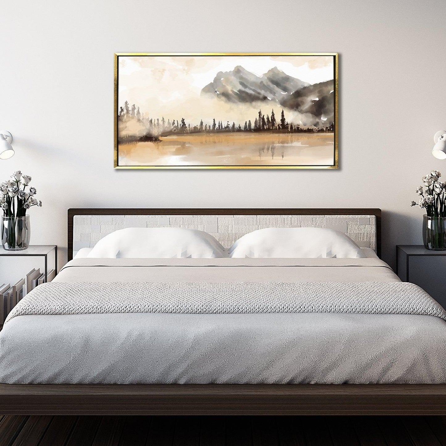 Amazing Wildlife Wall Art. Large Canvas Paintings. Framed Digital Reprints of Jungle, Wildlife, Animals and Birds 24 Inch x 48 Inch (WBWA23) - Khirki.in 