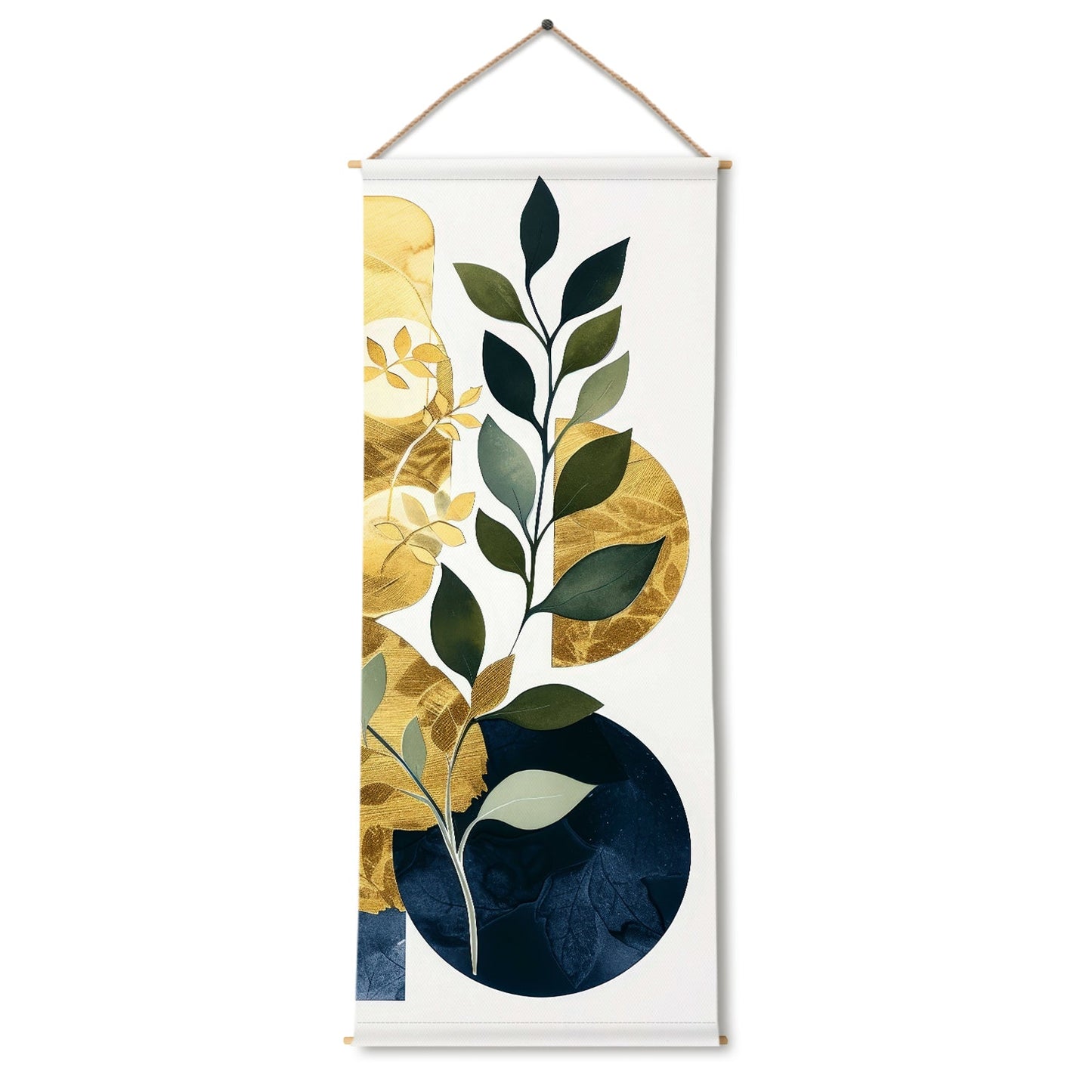 Large Wallpaper Style Wall Hanging Tapestry. Thick fabric, Ready to Hang Wall Décor. Size 24 In x 60 In. BOHOTPS004