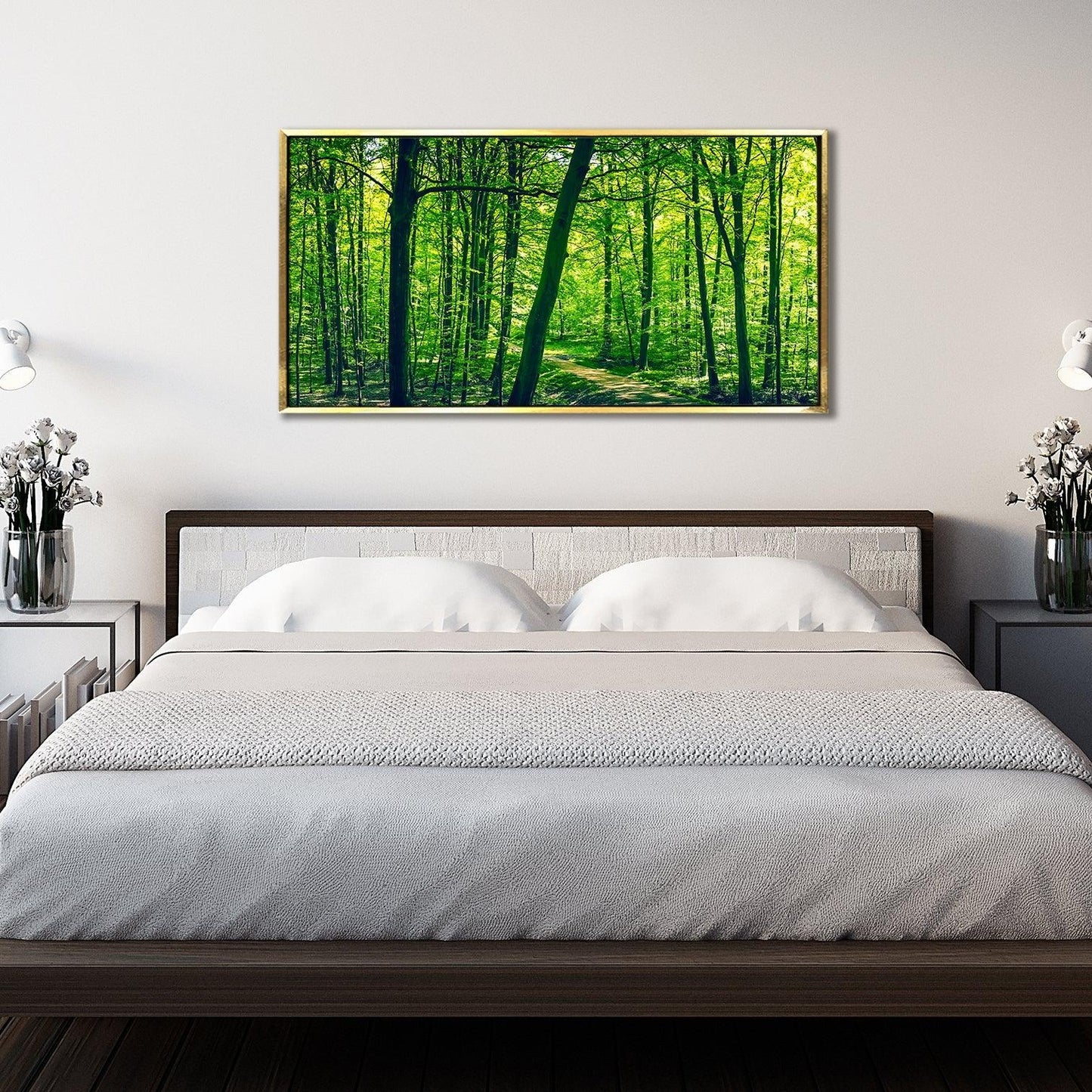 Amazing Wildlife Wall Art. Large Canvas Paintings. Framed Digital Reprints of Jungle, Wildlife, Animals and Birds 24 Inch x 48 Inch(WBWA02) - Khirki.in 
