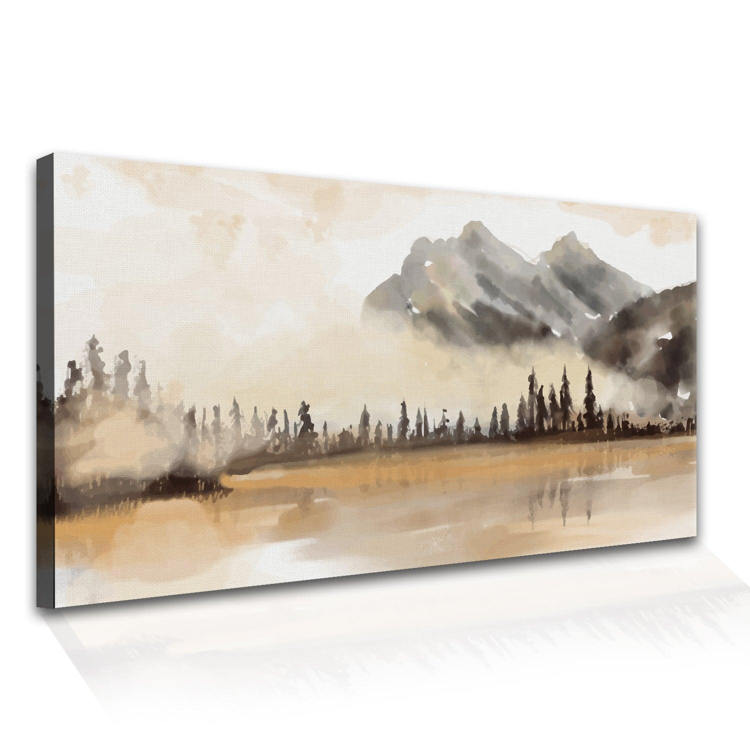 Amazing Wildlife Wall Art. Large Canvas Paintings. Framed Digital Reprints of Jungle, Wildlife, Animals and Birds 24 Inch x 48 Inch (WBWA23) - Khirki.in 