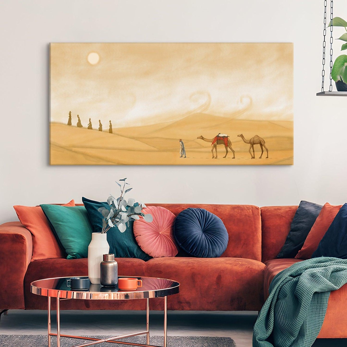 Mesmerising Landscapes Art Large Canvas Paintings. Framed Digital Reprints of Famous and Vibrant Artwork (LDWA16) - Khirki.in 