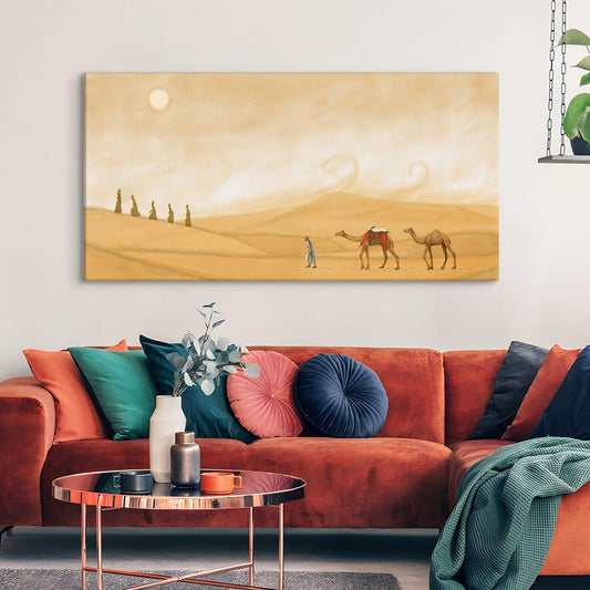 Mesmerising Landscapes Art Large Canvas Paintings. Framed Digital Reprints of Famous and Vibrant Artwork (LDWA16) - Khirki.in 