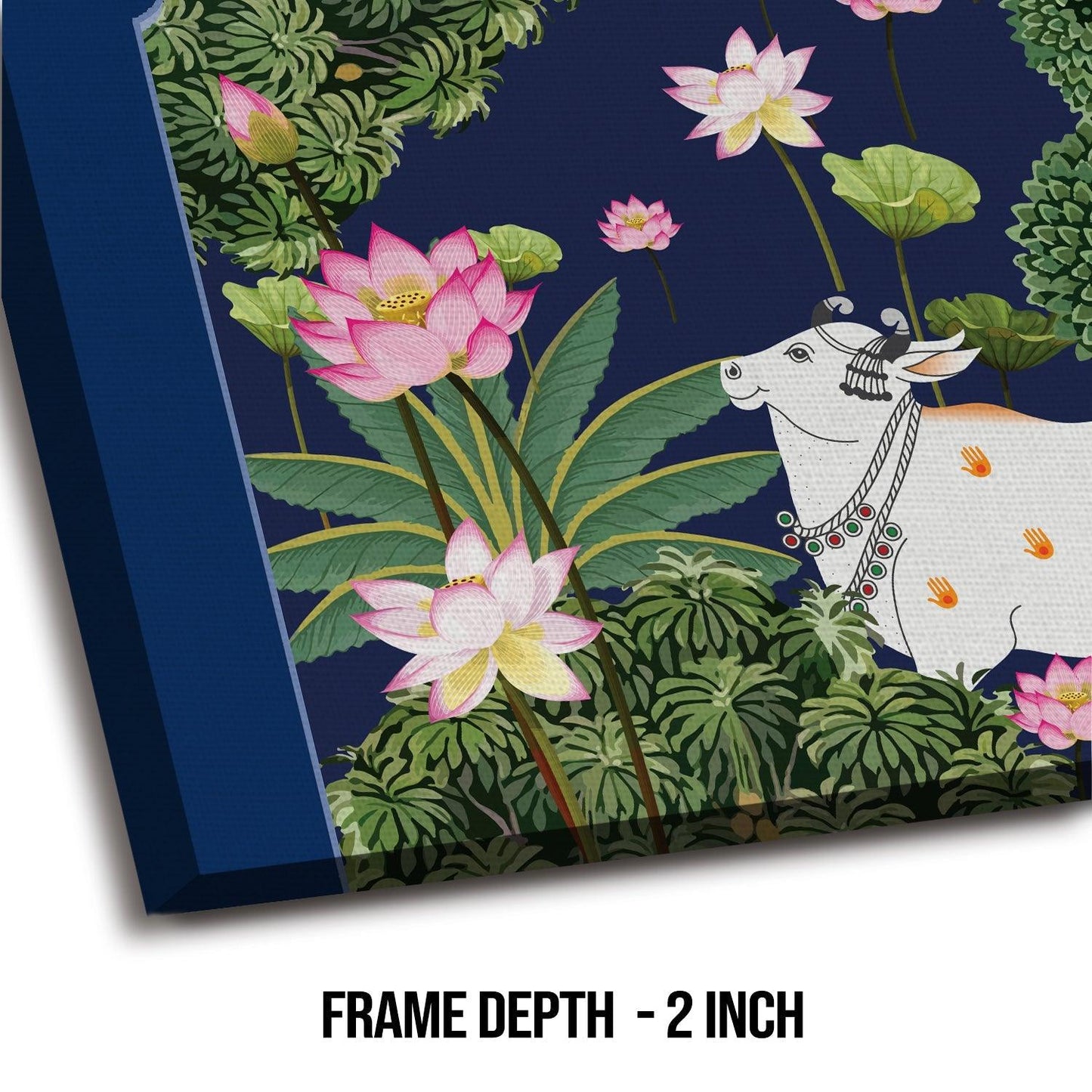 Indian Traditional Pichwai Canvas Painting For Home Decor (PWA05).