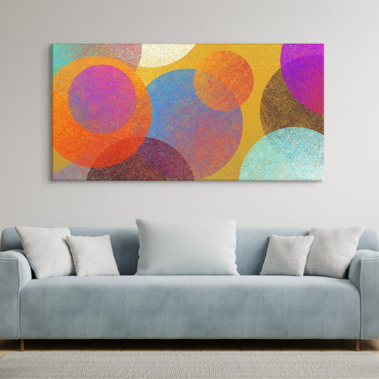 Abstract Modern Art Large Canvas Paintings. Framed Digital Reprints of Famous and Vibrant Artwork (MAWA12) - Khirki.in 