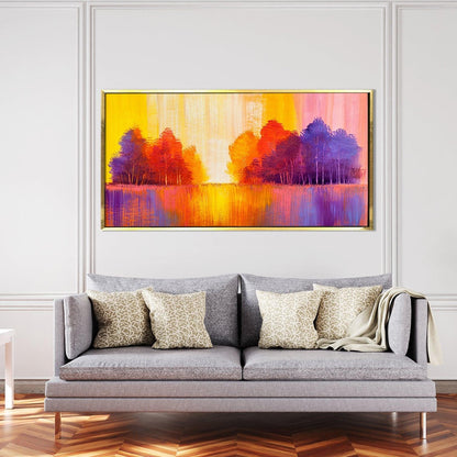Mesmerising Landscapes Art Large Canvas Paintings. Framed Digital Reprints of Famous and Vibrant Artwork (LDWA08) - Khirki.in 