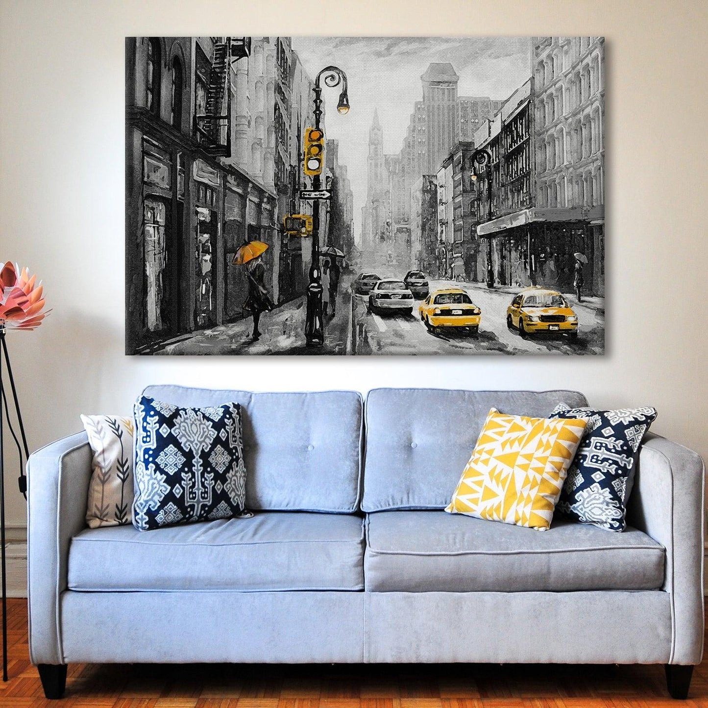 Beautiful Landscapes Painting on Canvas. Large Premium Framed Wall Art for Living Room, Office Spaces.  (LDWA23) - Khirki.in 