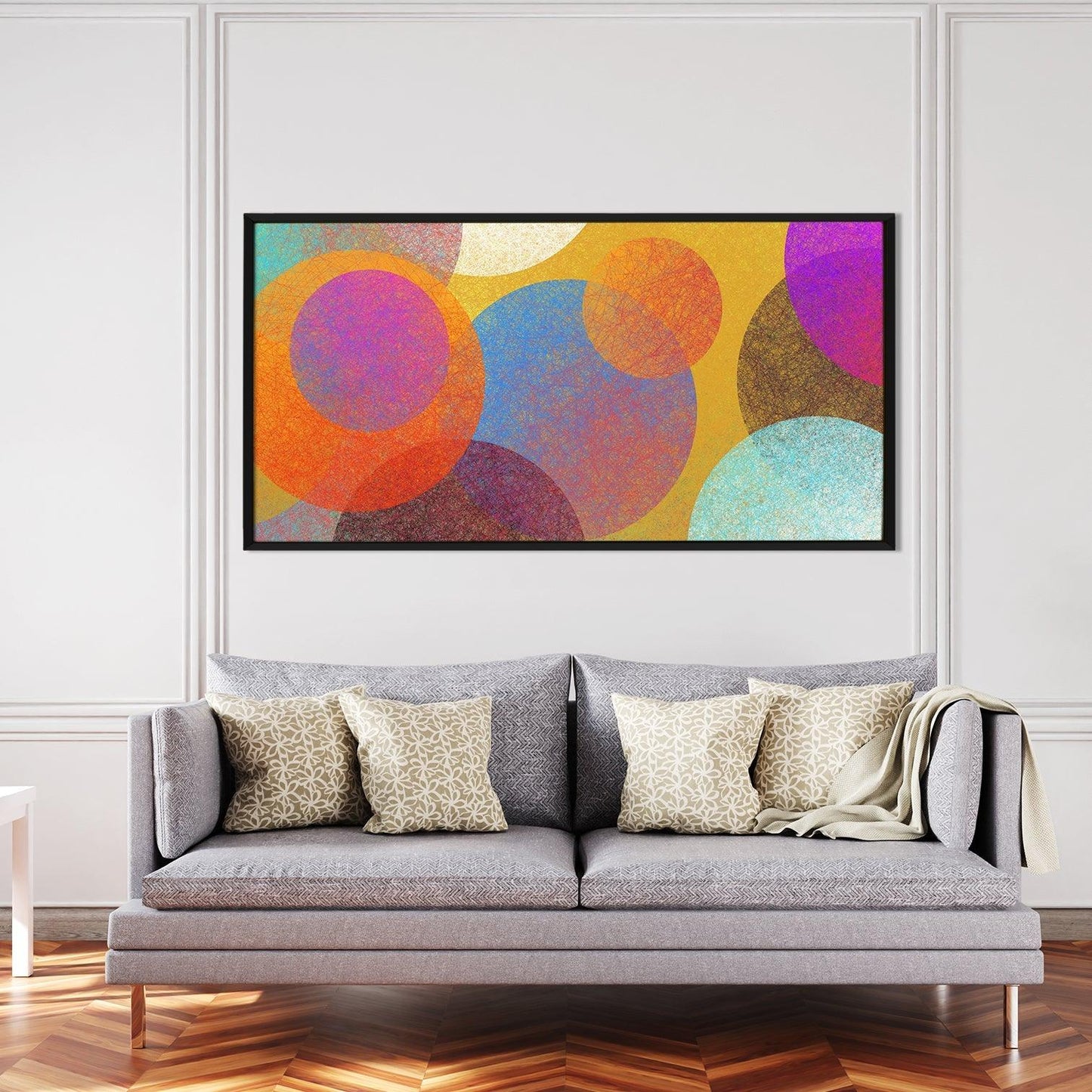 Abstract Modern Art Large Canvas Paintings. Framed Digital Reprints of Famous and Vibrant Artwork (MAWA12) - Khirki.in 