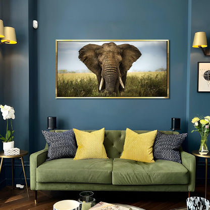 Amazing Wildlife Wall Art. Large Canvas Paintings. Framed Digital Reprints of Jungle, Wildlife, Animals and Birds 24 Inch x 48 Inch (WBWA24) - Khirki.in 