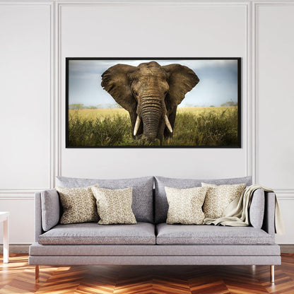 Amazing Wildlife Wall Art. Large Canvas Paintings. Framed Digital Reprints of Jungle, Wildlife, Animals and Birds 24 Inch x 48 Inch (WBWA24) - Khirki.in 