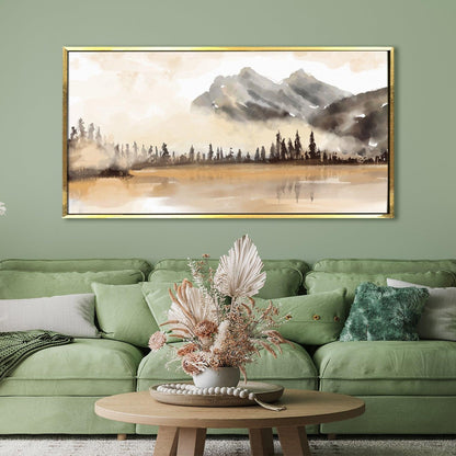 Amazing Wildlife Wall Art. Large Canvas Paintings. Framed Digital Reprints of Jungle, Wildlife, Animals and Birds 24 Inch x 48 Inch (WBWA23) - Khirki.in 