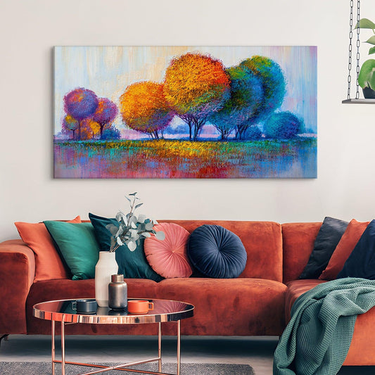 Mesmerising Landscapes Art Large Canvas Paintings. Framed Digital Reprints of Famous and Vibrant Artwork (LDWA15) - Khirki.in 