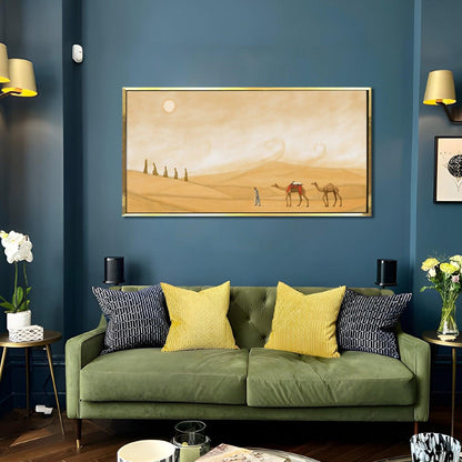 Mesmerising Landscapes Art Large Canvas Paintings. Framed Digital Reprints of Famous and Vibrant Artwork (LDWA16) - Khirki.in 