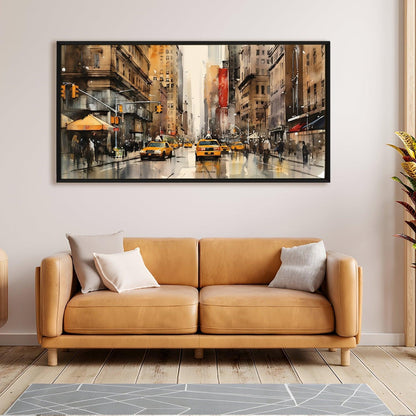 Landscapes Abstract Modern Art Large Canvas Paintings. Framed Digital Reprints of Famous and Vibrant Artwork (LDWA01) - Khirki.in 