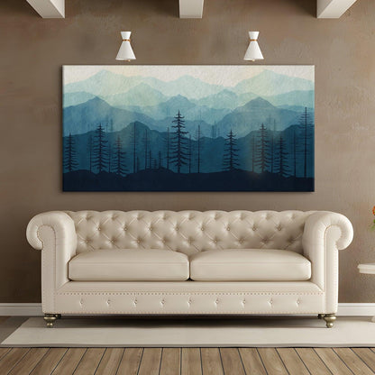Mesmerising Landscapes Art Large Canvas Paintings. Framed Digital Reprints of Famous and Vibrant Artwork (LDWA19) - Khirki.in 
