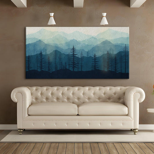 Mesmerising Landscapes Art Large Canvas Paintings. Framed Digital Reprints of Famous and Vibrant Artwork (LDWA19) - Khirki.in 