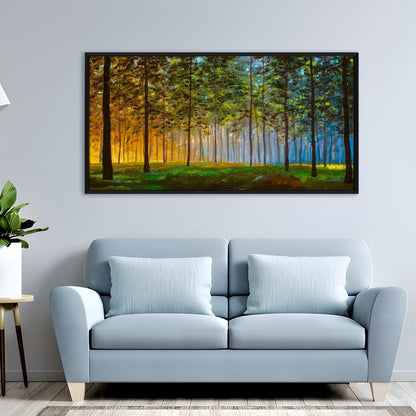 Amazing Wildlife Wall Art. Large Canvas Paintings. Framed Digital Reprints of Jungle, Wildlife, Animals and Birds 24 Inch x 48 Inch (WBWA19) - Khirki.in 