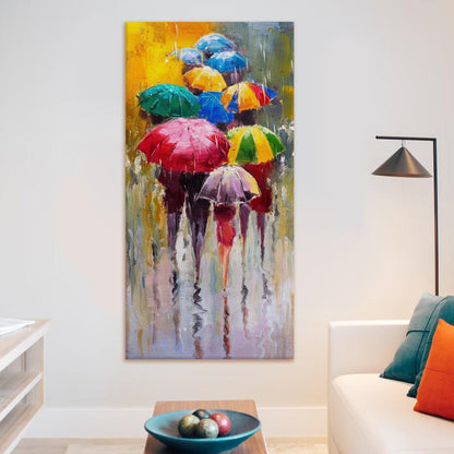 Abstract Modern Art Large Canvas Paintings. Framed Digital Reprints of Famous and Vibrant Artwork (MAWA18) - Khirki.in 