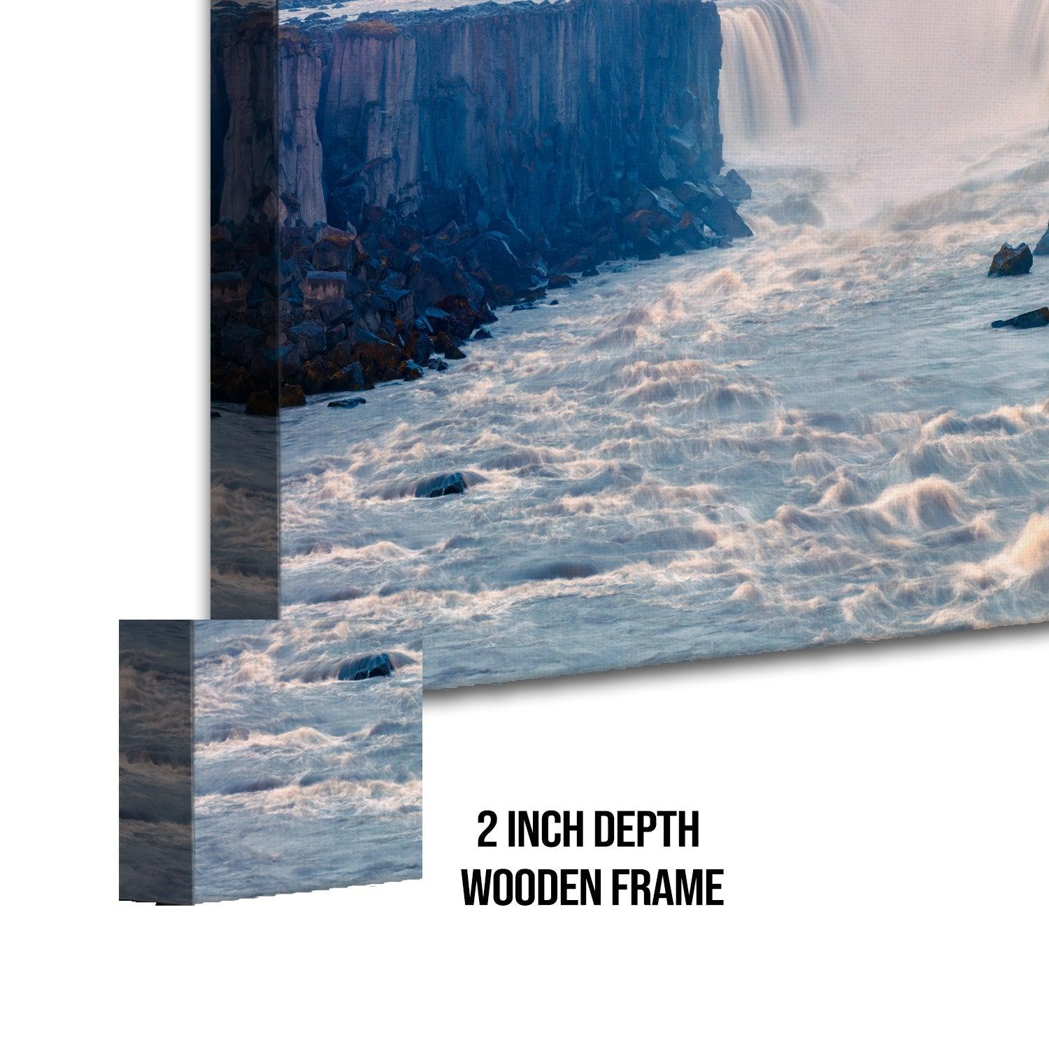 Mesmerising Landscapes Art Large Canvas Paintings. Framed Digital Reprints of Famous and Vibrant Artwork (LDWA17). - Khirki.in 