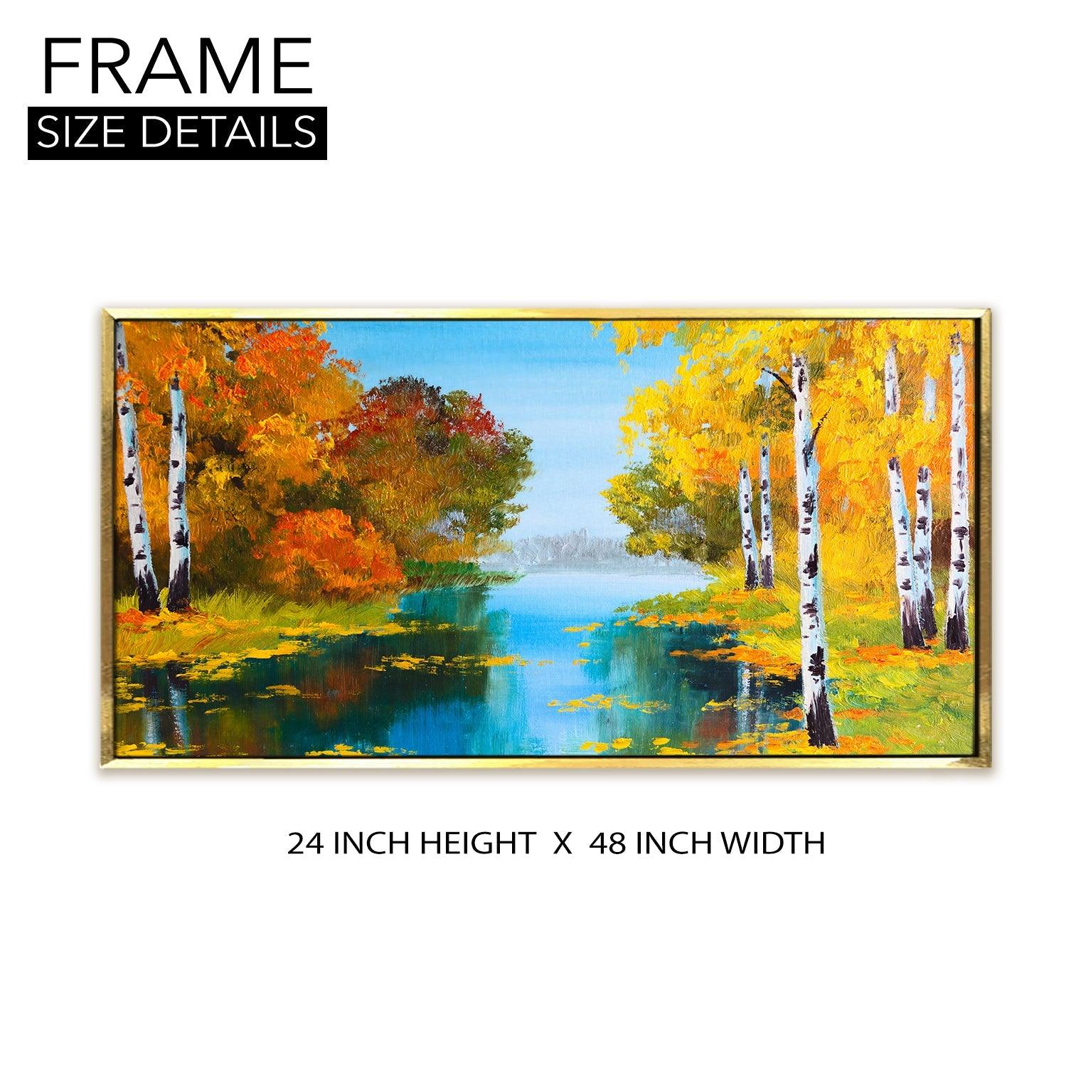 Amazing Wildlife Wall Art. Large Canvas Paintings. Framed Digital Reprints of Jungle, Wildlife, Animals and Birds 24 Inch x 48 Inch(WBWA04) - Khirki.in 