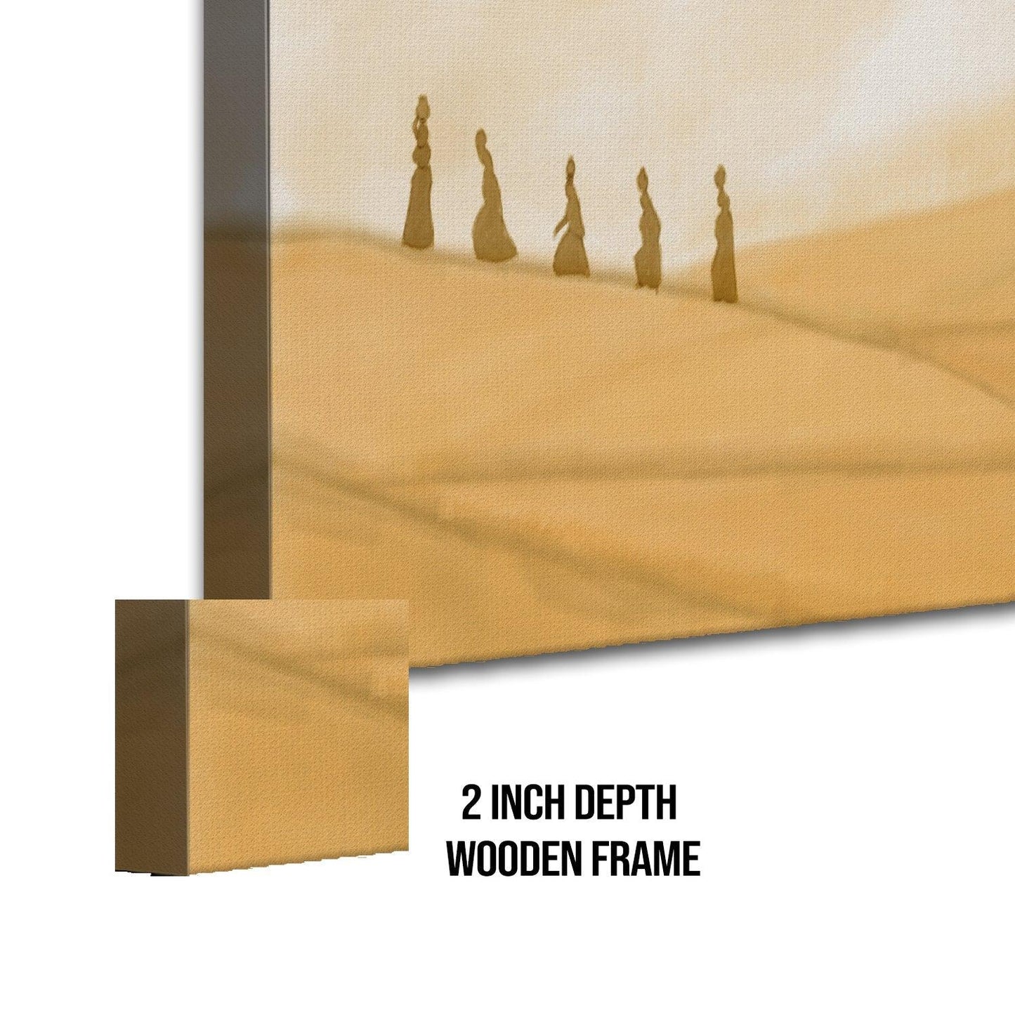 Mesmerising Landscapes Art Large Canvas Paintings. Framed Digital Reprints of Famous and Vibrant Artwork (LDWA16) - Khirki.in 