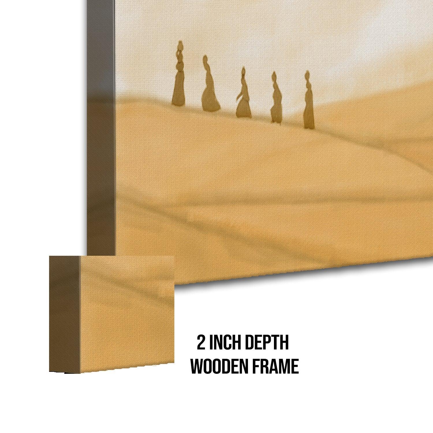 Mesmerising Landscapes Art Large Canvas Paintings. Framed Digital Reprints of Famous and Vibrant Artwork (LDWA16) - Khirki.in 