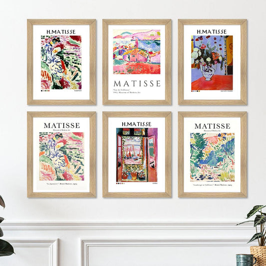 Exclusive Vintage Art Paintings: Enhance Your Home Décor with Framed European and Floral Masterpieces - Perfect for Living Rooms, Bedrooms, and Office Spaces (MATISSE) (ARTFM008) - Khirki.in 