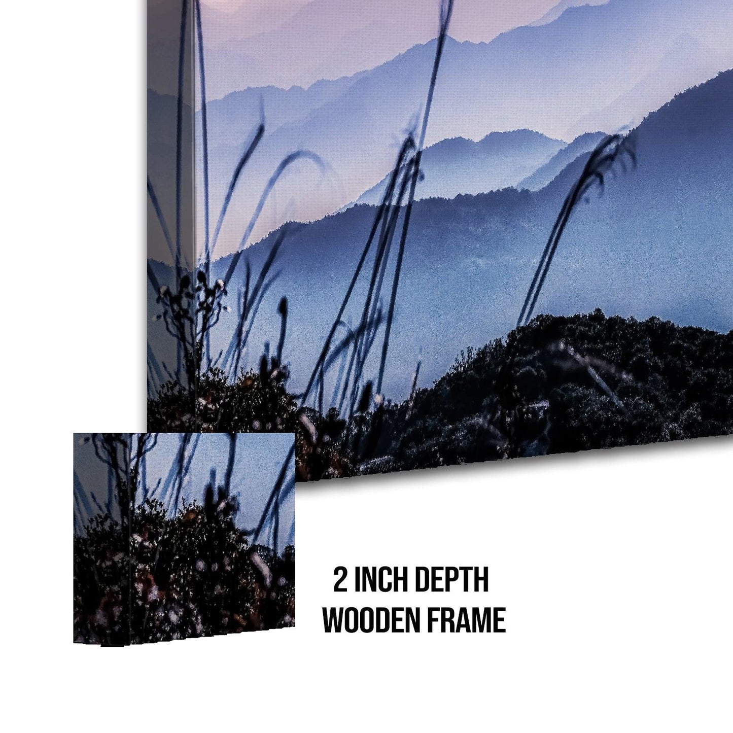 Landscapes Abstract Modern Art Large Canvas Paintings. Framed Digital Reprints of Famous and Vibrant Artwork (LDWA02) - Khirki.in 