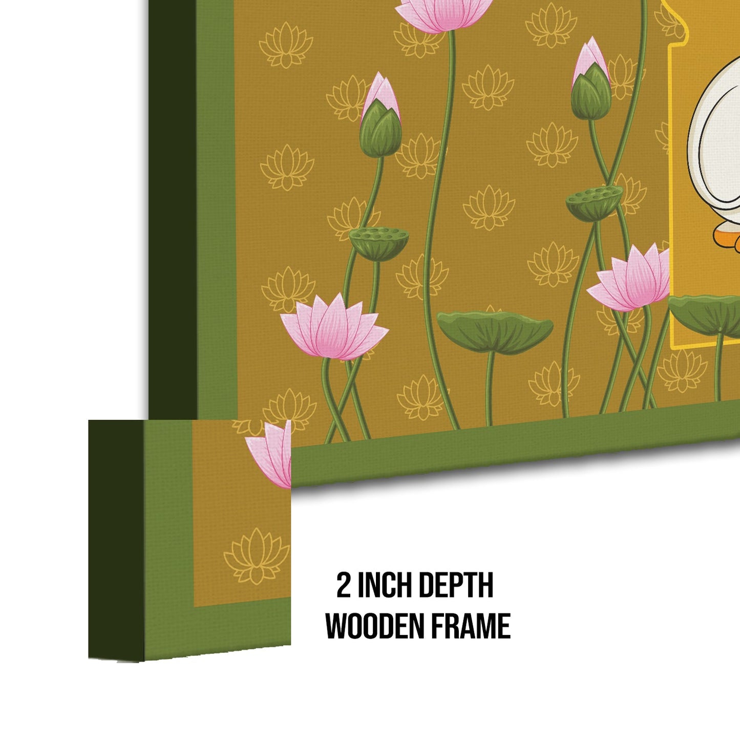 Traditional Indian Pichwai Wall Art Canvas Painting For Home Decor (PWA14).