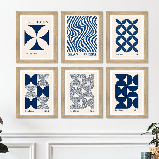 Exclusive Vintage Bauhas Art Paintings: Enhance Your Home Décor with Framed European and Floral Masterpieces - Perfect for Living Rooms, Bedrooms, and Office Spaces (ARTFM012) - Khirki.in 