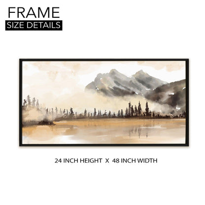 Amazing Wildlife Wall Art. Large Canvas Paintings. Framed Digital Reprints of Jungle, Wildlife, Animals and Birds 24 Inch x 48 Inch (WBWA23) - Khirki.in 