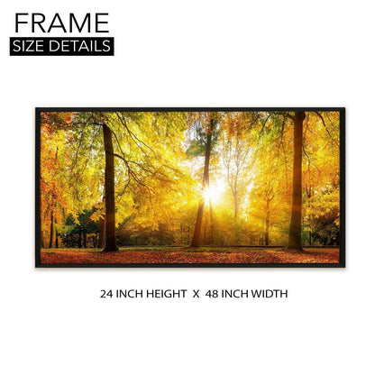 Amazing Wildlife Wall Art. Large Canvas Paintings. Framed Digital Reprints of Jungle, Wildlife, Animals and Birds 24 Inch x 48 Inch(WBWA03) - Khirki.in 