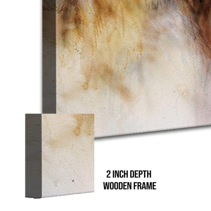 Amazing Wildlife Wall Art. Large Canvas Framed Digital Reprints of Jungle, Wildlife, Animals and Birds. Ready To Hang. Size:  24 Inch x 48 Inch (WBWA51) - Khirki.in 