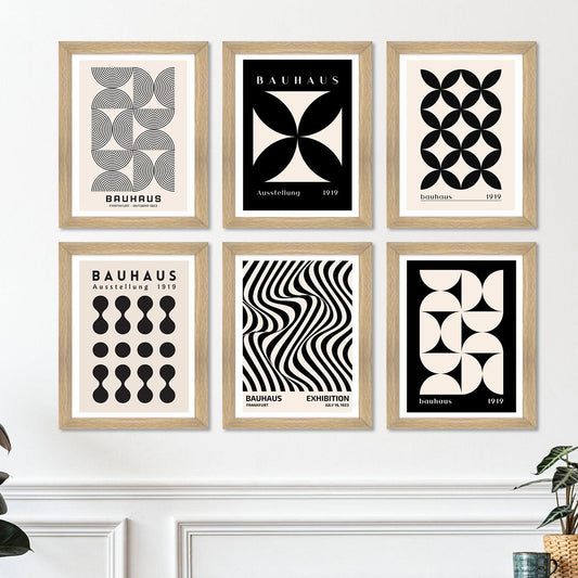 Exclusive Vintage Bauhas Art Paintings: Enhance Your Home Décor with Framed European and Floral Masterpieces - Perfect for Living Rooms, Bedrooms, and Office Spaces (ARTFM011) - Khirki.in 