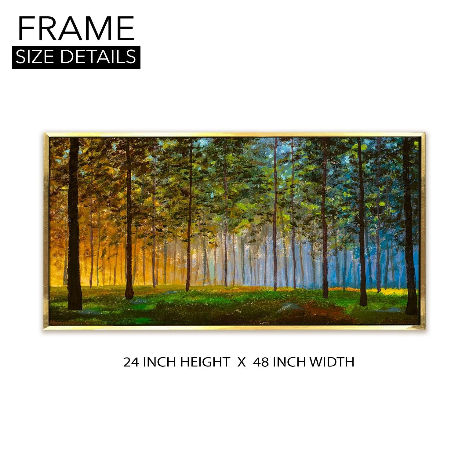 Amazing Wildlife Wall Art. Large Canvas Paintings. Framed Digital Reprints of Jungle, Wildlife, Animals and Birds 24 Inch x 48 Inch (WBWA19) - Khirki.in 